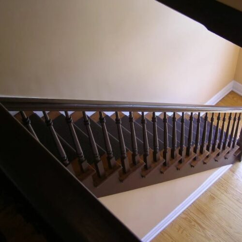 relooker un escalier en bois en style industriel